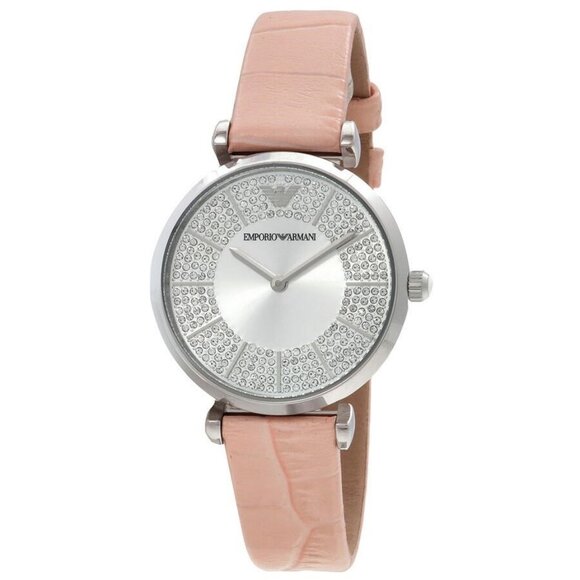 FX03746B NWT Emporio Armani Fashion Ladies Quartz Steel Authentic Watch - Picture 1 of 3